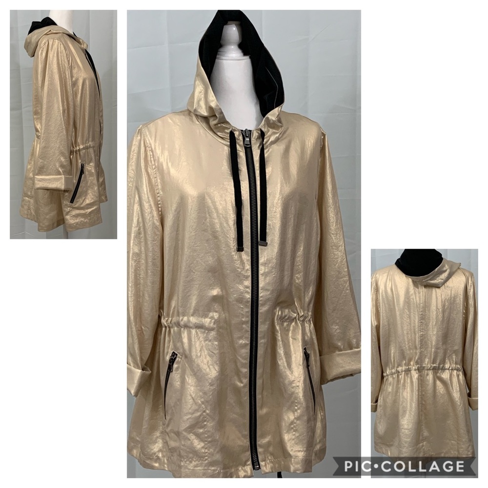 Gold windbreaker